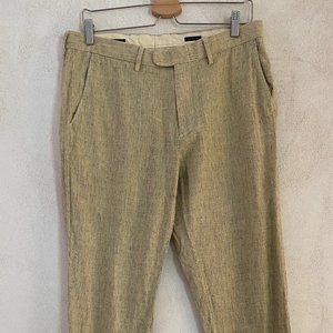 J. Crew Men's Striped Linen Pants